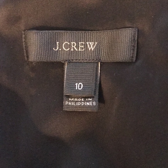 J. Crew Black Long Sleeve Midi Dress Ruffle Cuffs 10 - Picture 8 of 17